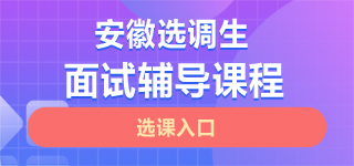 安徽选调生面试课程